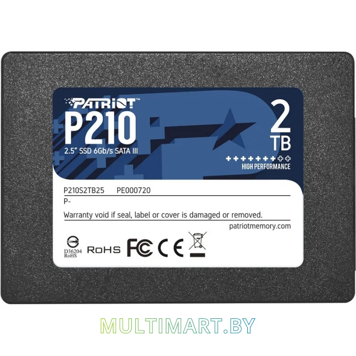 SSD диск Patriot P210 2TB (P210S2TB25)